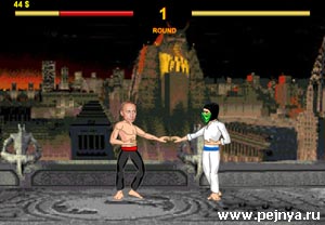 Мортал Комбат с В.В. Путиным в главной роли. Нууууу просто охрененная игра.